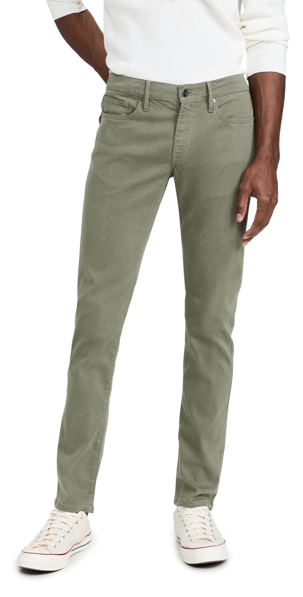 FRAME LHomme Slim Pants Washed Military 28 Product Image