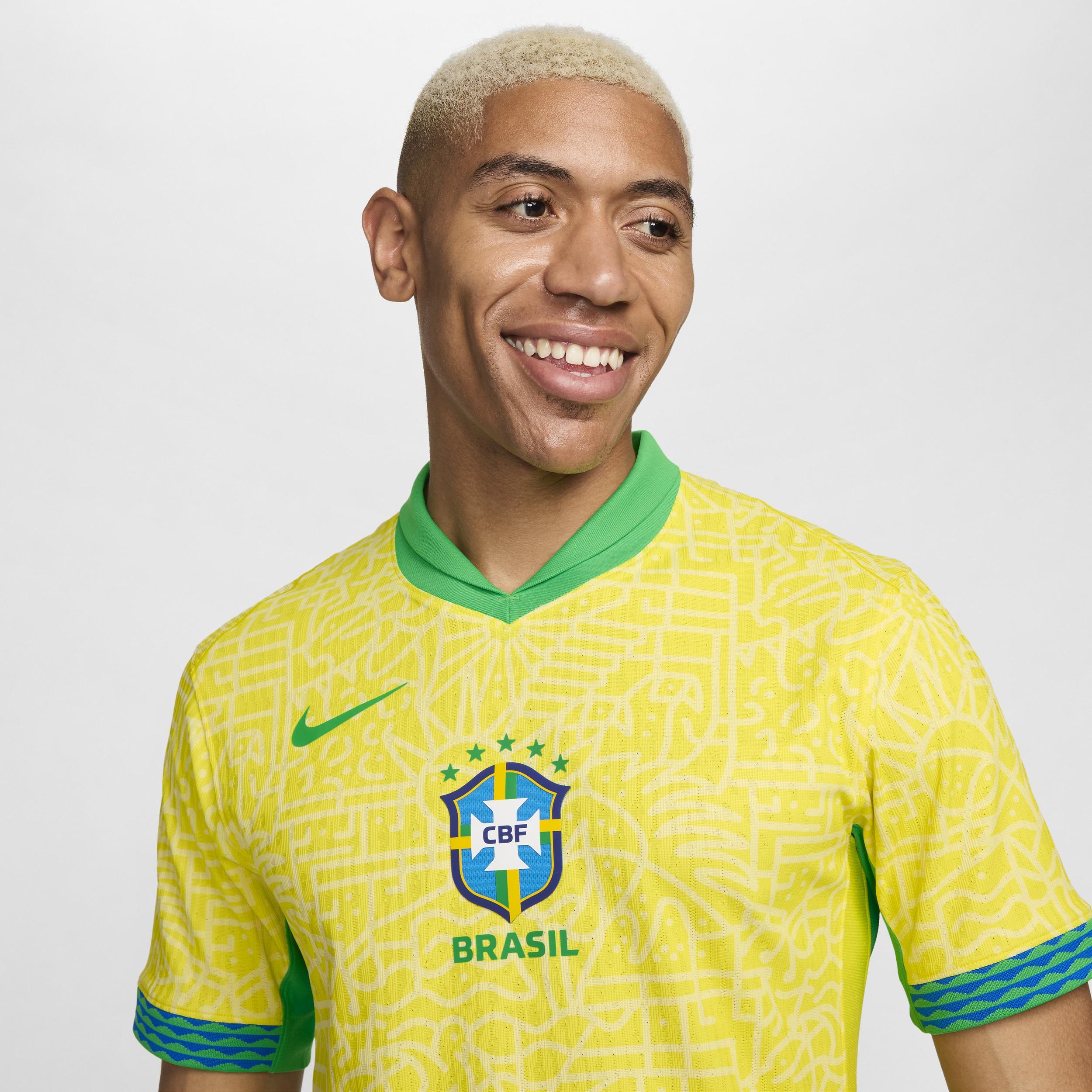 Brazil 2024 Match Home Nike Men's Dri-FIT ADV Soccer Authentic Jersey Product Image