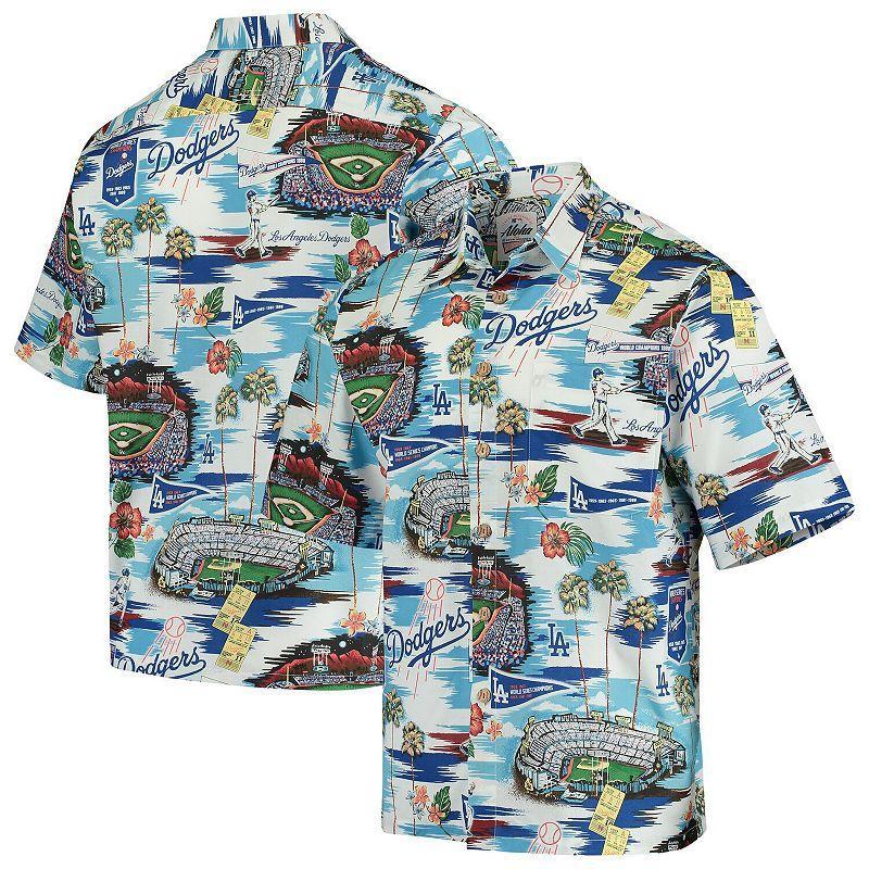 Los Angeles Dodgers Reyn Spooner Scenic Button-Up Shirt - Royal, Mens Product Image