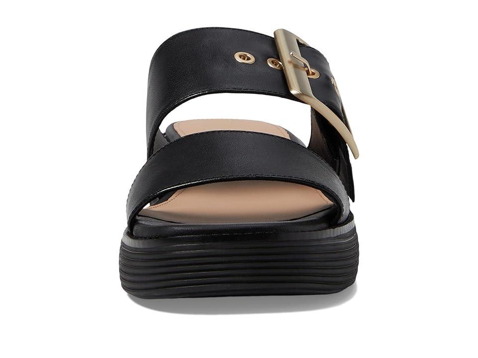 Womens OriginalGrand Buckle-Accented Leather Slide Sandals Product Image