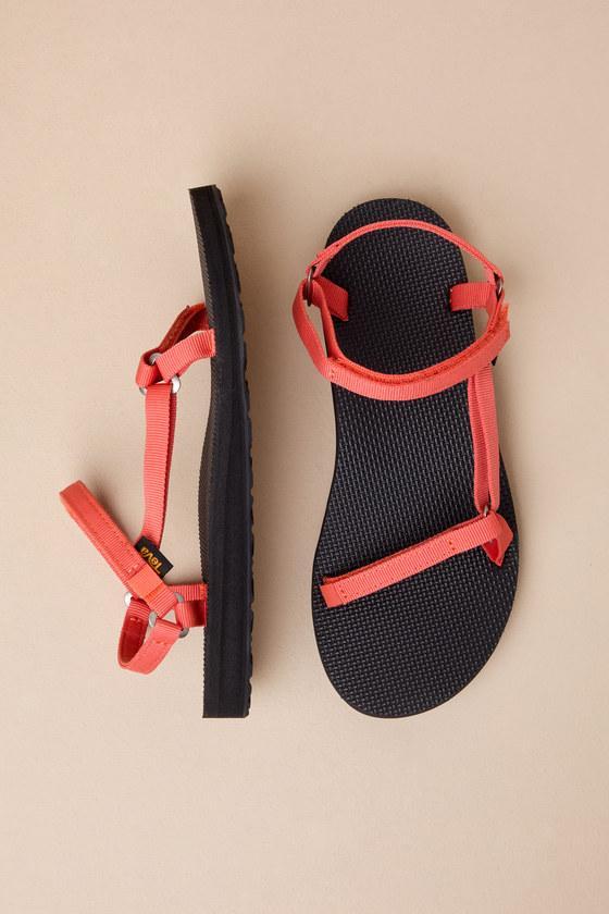 Original Universal Tigerlily Orange Slim Sandals Product Image