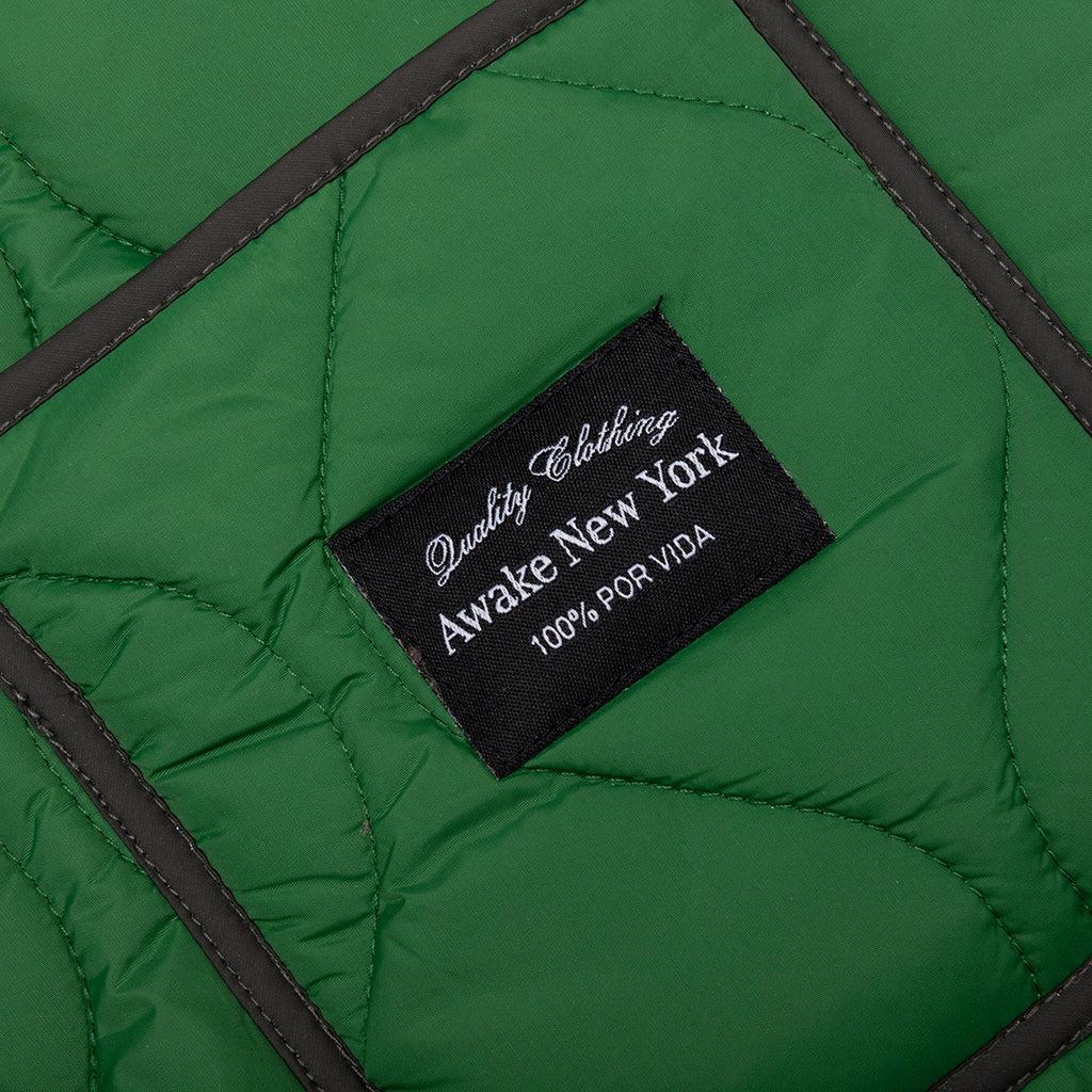 Quilted Vest - Green Male Product Image