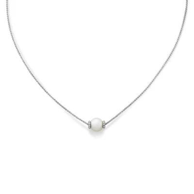 Beaded Cultured Pearl Slider Necklace Product Image