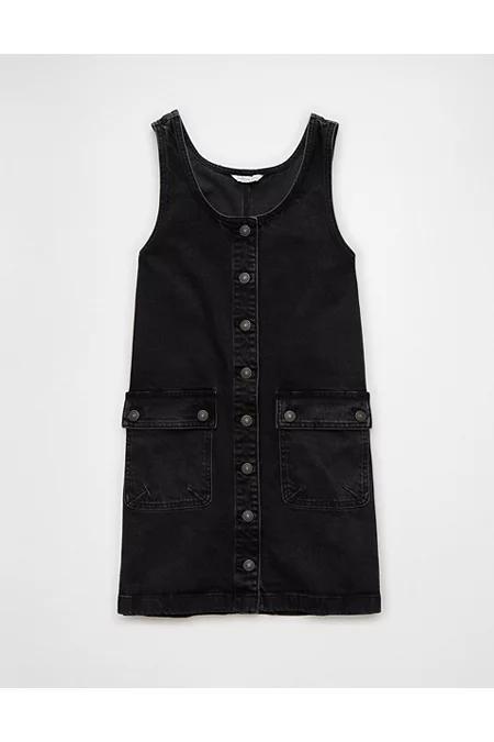 AE Denim Cargo Pinafore Dress Women's Product Image