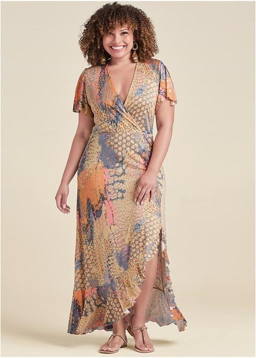 Surplice Maxi Dress Product Image