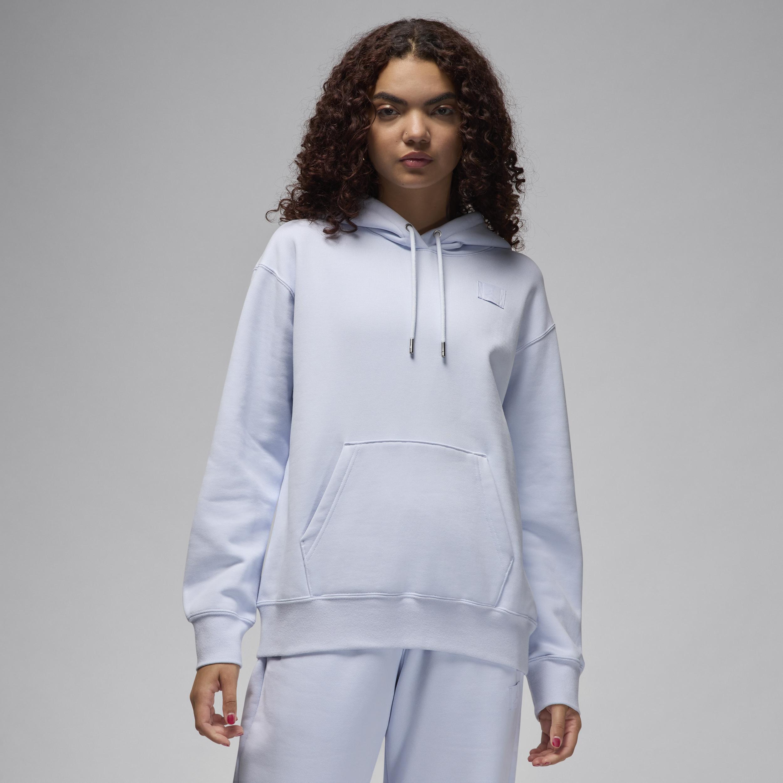 Women's Jordan Flight Fleece Satin-Lined Pullover Hoodie Product Image