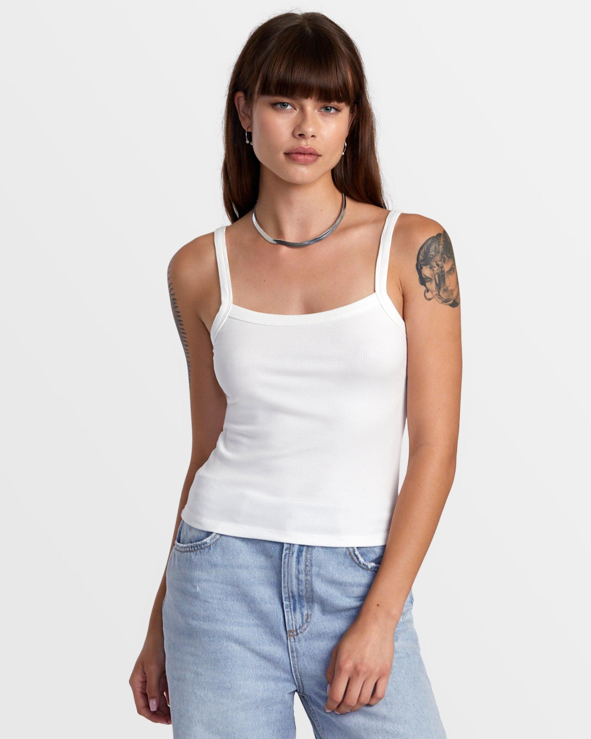 Easy Fitted Tank Top - Whisper White product image