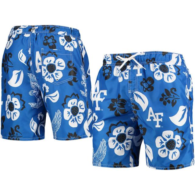 Mens Wes & Willy Royal Air Force Falcons Floral Volley Swim Trunks Product Image