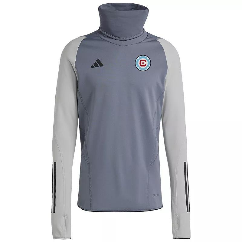 Mens adidas Gray Nashville SC Warm Raglan COLD.RDY Top Product Image