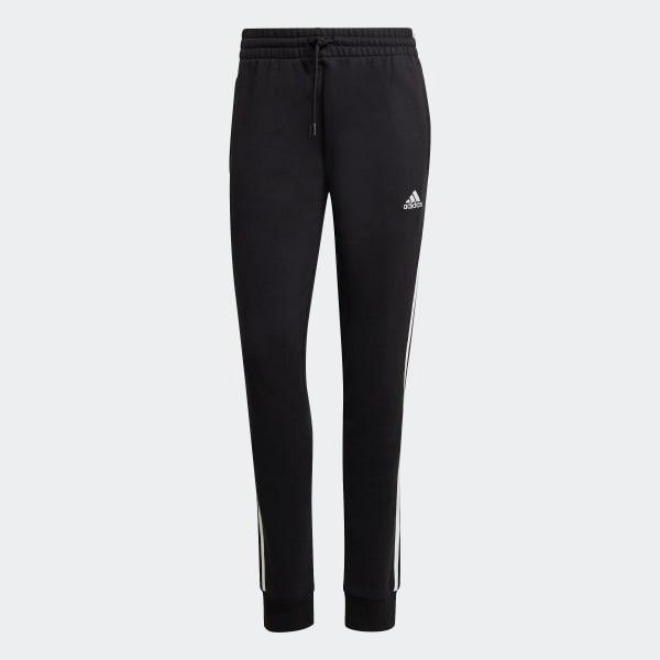 Essentials 3-Stripes French Terry Cuffed Pants Product Image