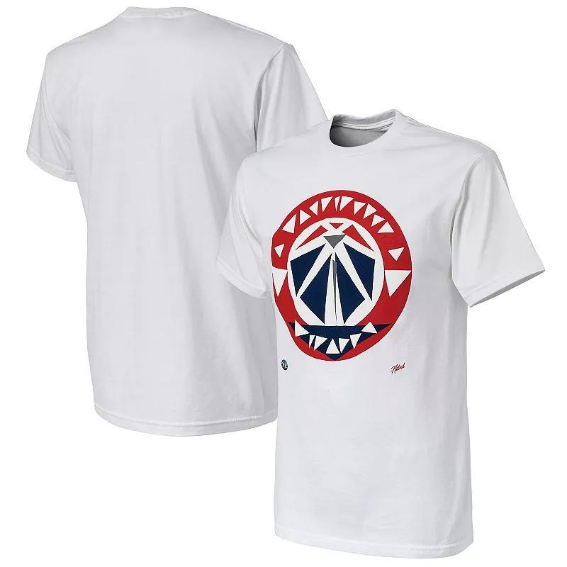 Mens NBA x Naturel White Washington Wizards No Caller ID T-Shirt Product Image