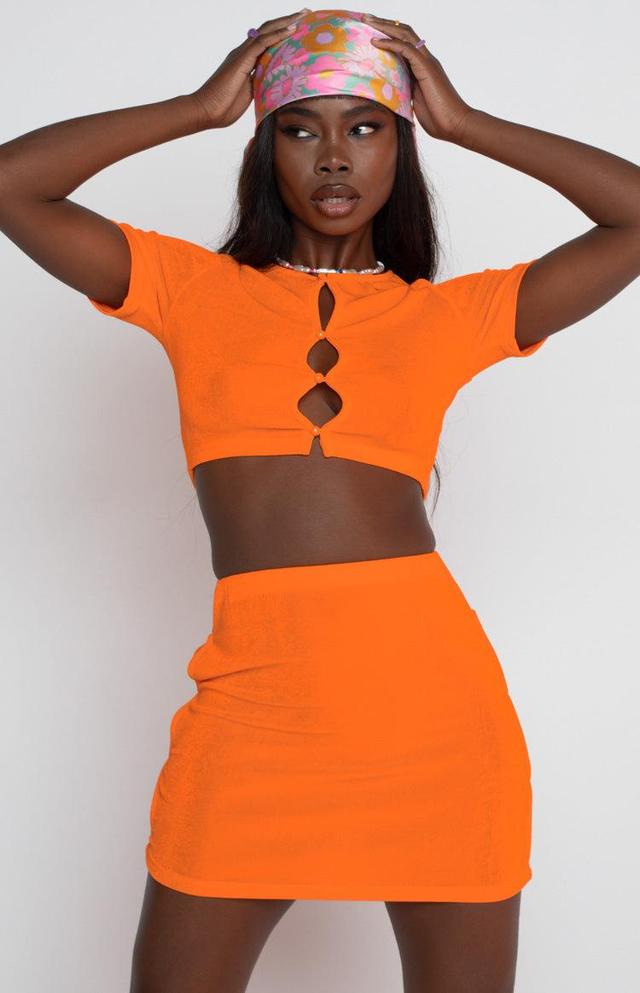 Moscow Mini Skirt Orange Product Image