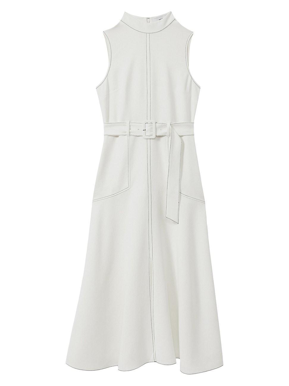 Womens Thora Belted Midi-Dress Product Image