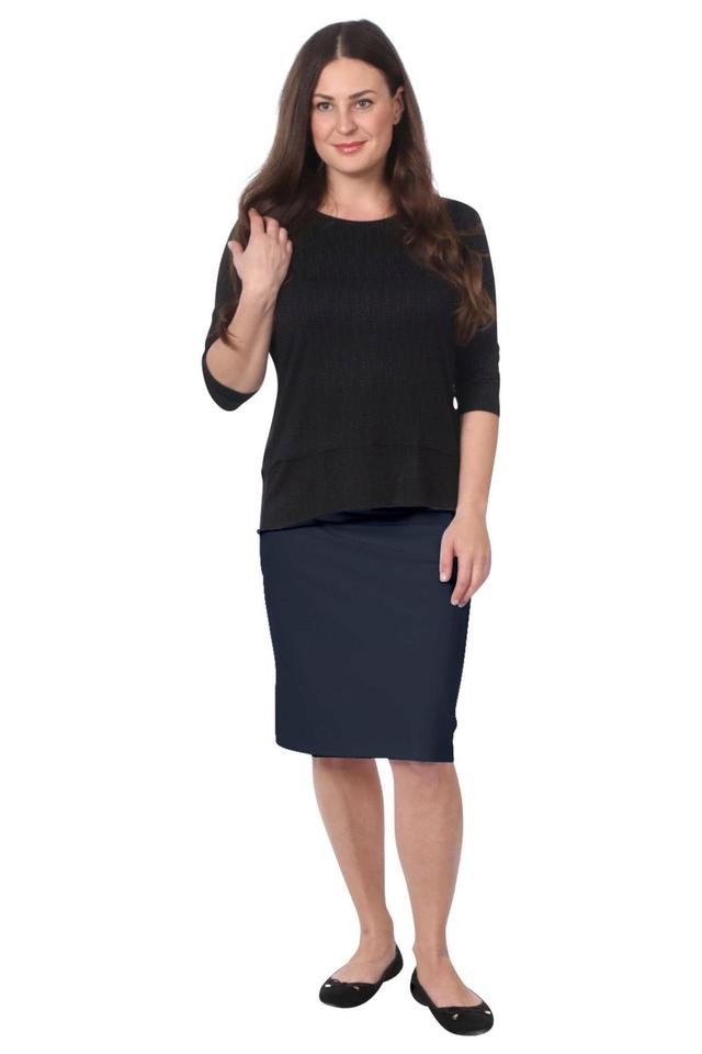 Women's Stretch Pencil Skirt Solids Female Product Image