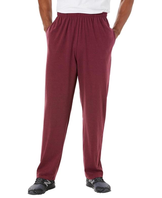 KingSize Mens Lightweight Jersey Open Bottom Sweatpants Product Image