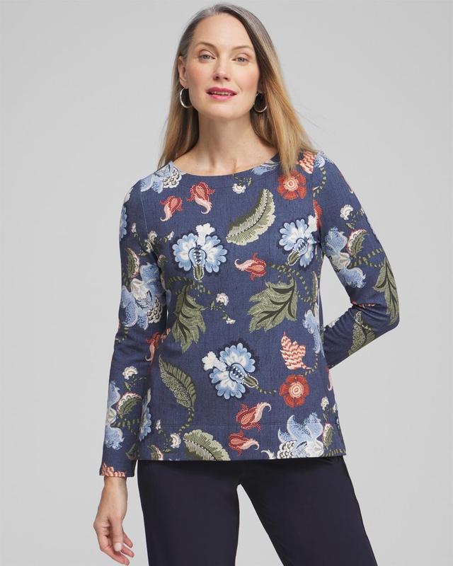 Women's Floral Pullover Top Product Image