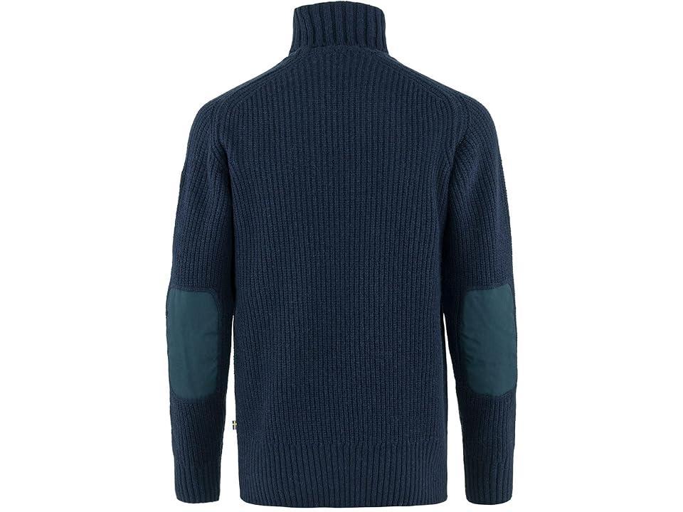 Fjallraven Ovik Roller Neck Sweater (Dark ) Men's Clothing Product Image