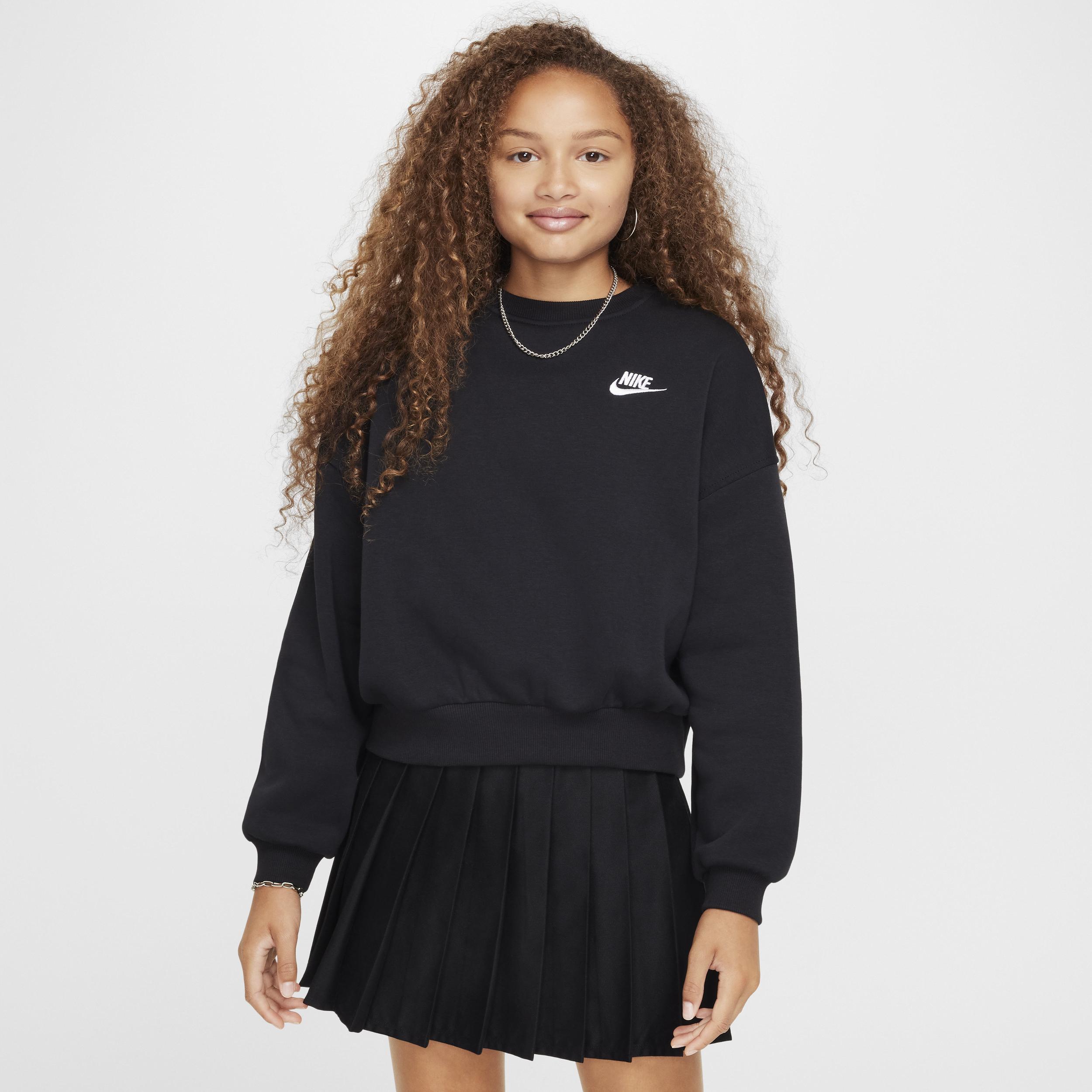 Girls 7-16 Nike Sportswear Club Fleece Crewneck Sweatshirt, Girls Product Image