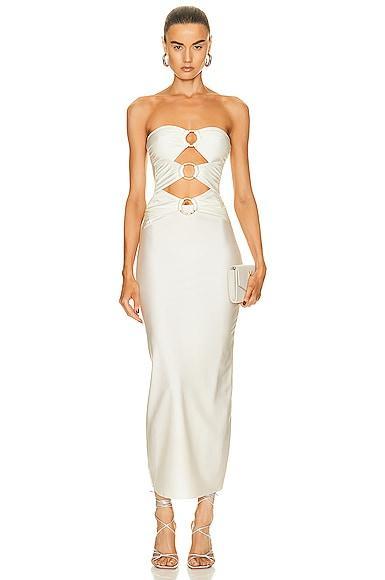 Shani Shemer Lily Maxi Dress Cream. (also in M). Product Image