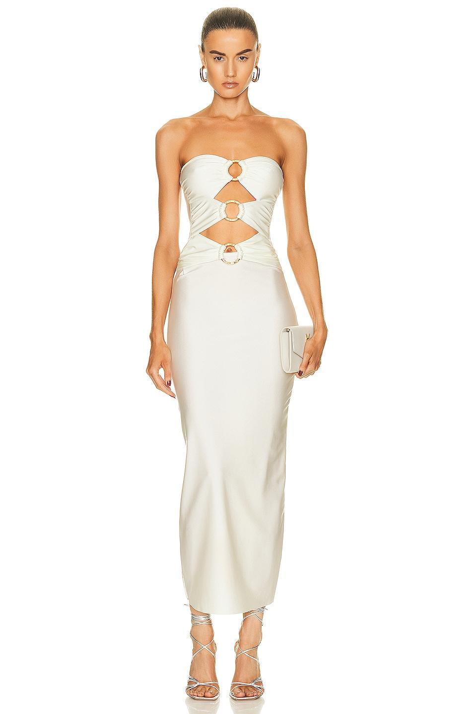 Shani Shemer Lily Maxi Dress Cream. (also in M). Product Image