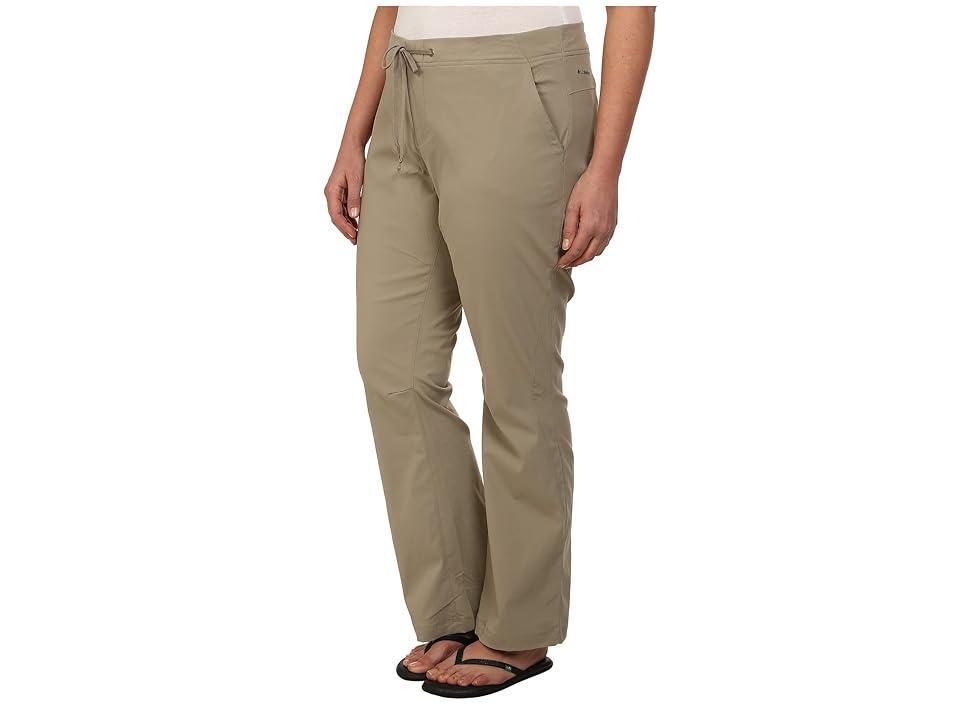 Columbia Plus Size Anytime Outdoor Boot Cut Pant (Tusk) Women's Casual Pants Product Image