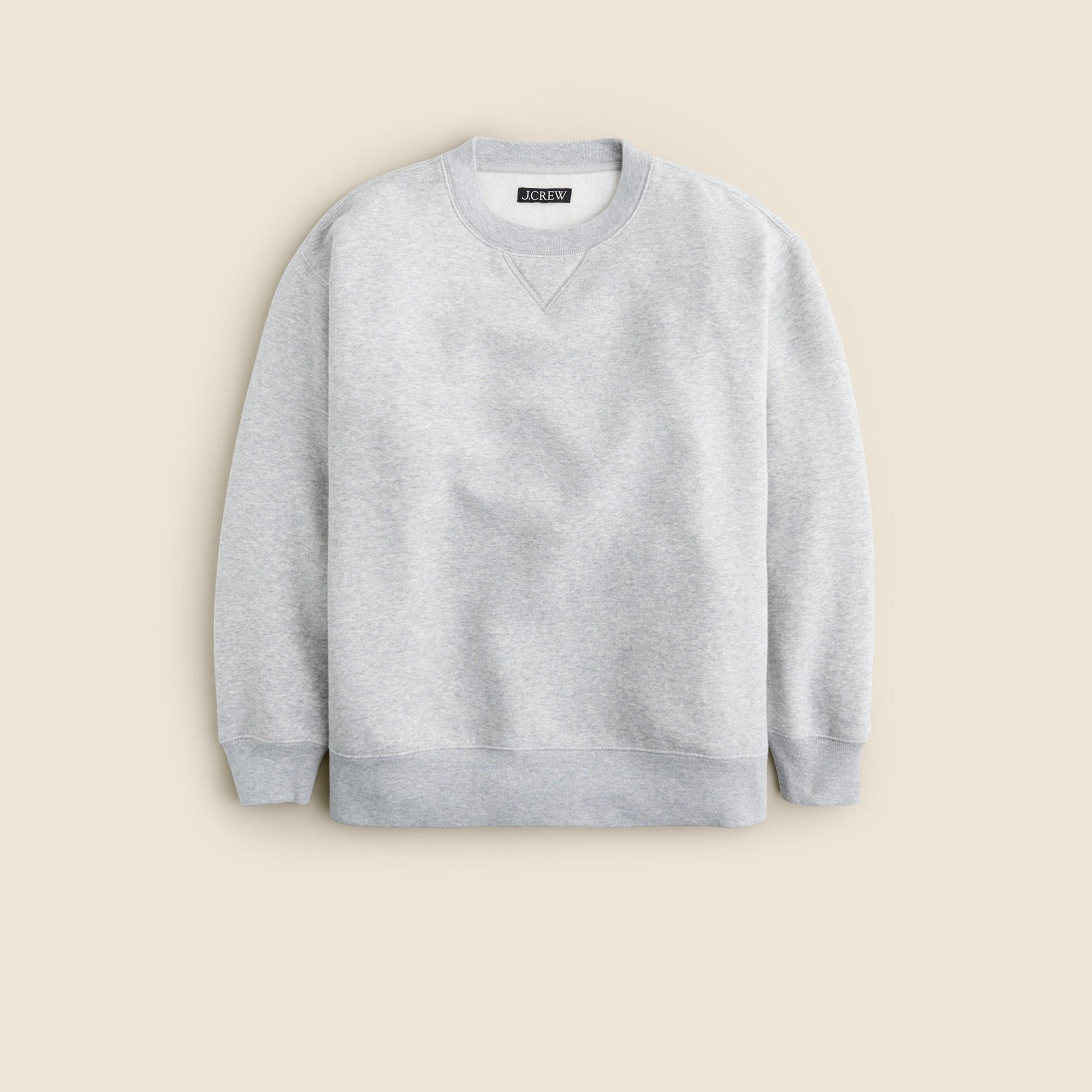 Heritage fleece oversized crewneck sweatshirt product image