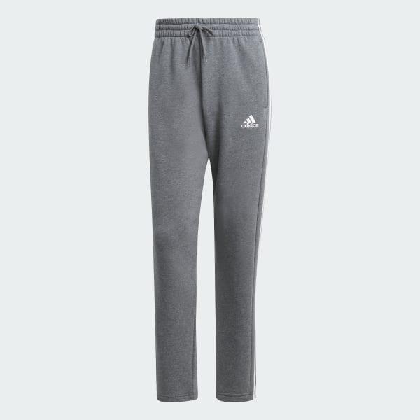 Essentials 3-Stripes Open Hem Fleece Pants Product Image