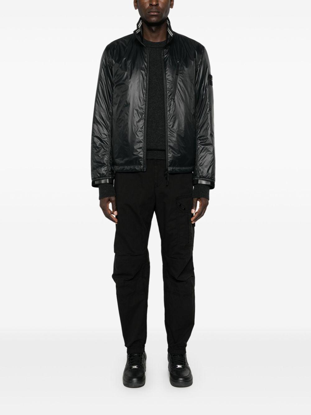 STONE ISLAND Compass-badge Lightweight Padded Jacket In Black Product Image