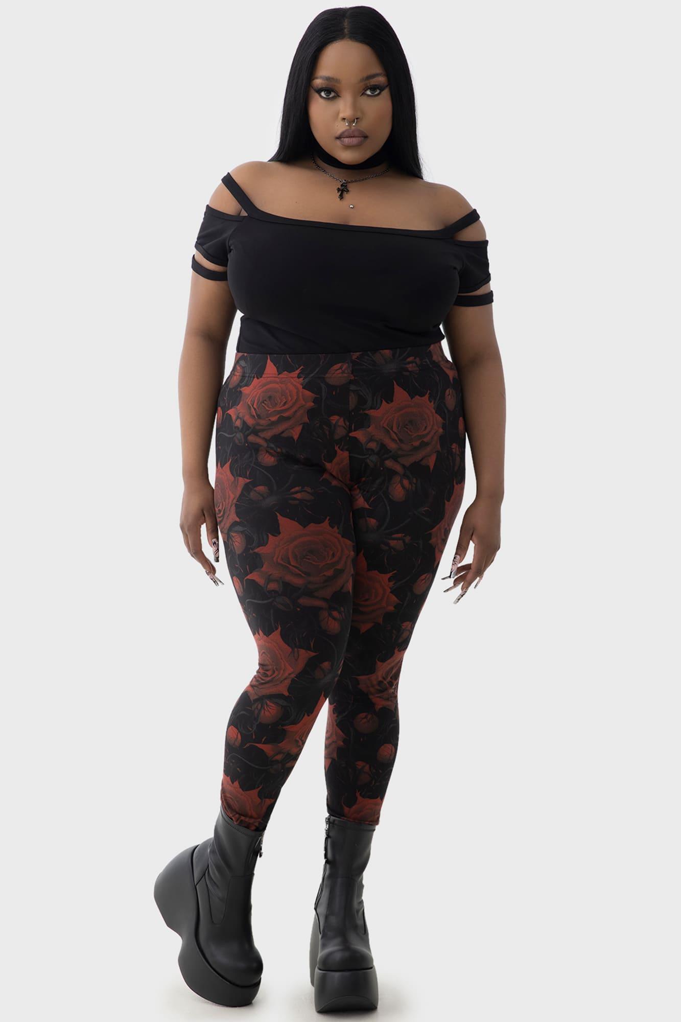 Blood Rose Leggings [PLUS] Female Product Image