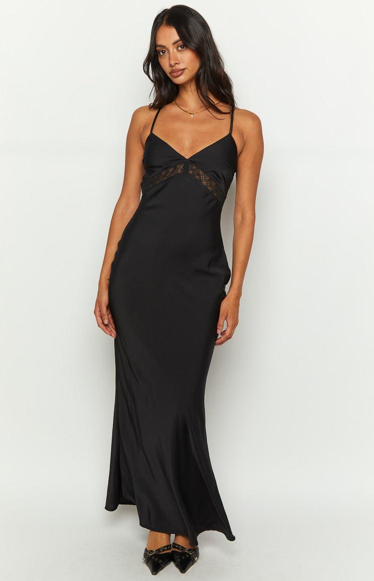 Hunta Black Maxi Dress Product Image