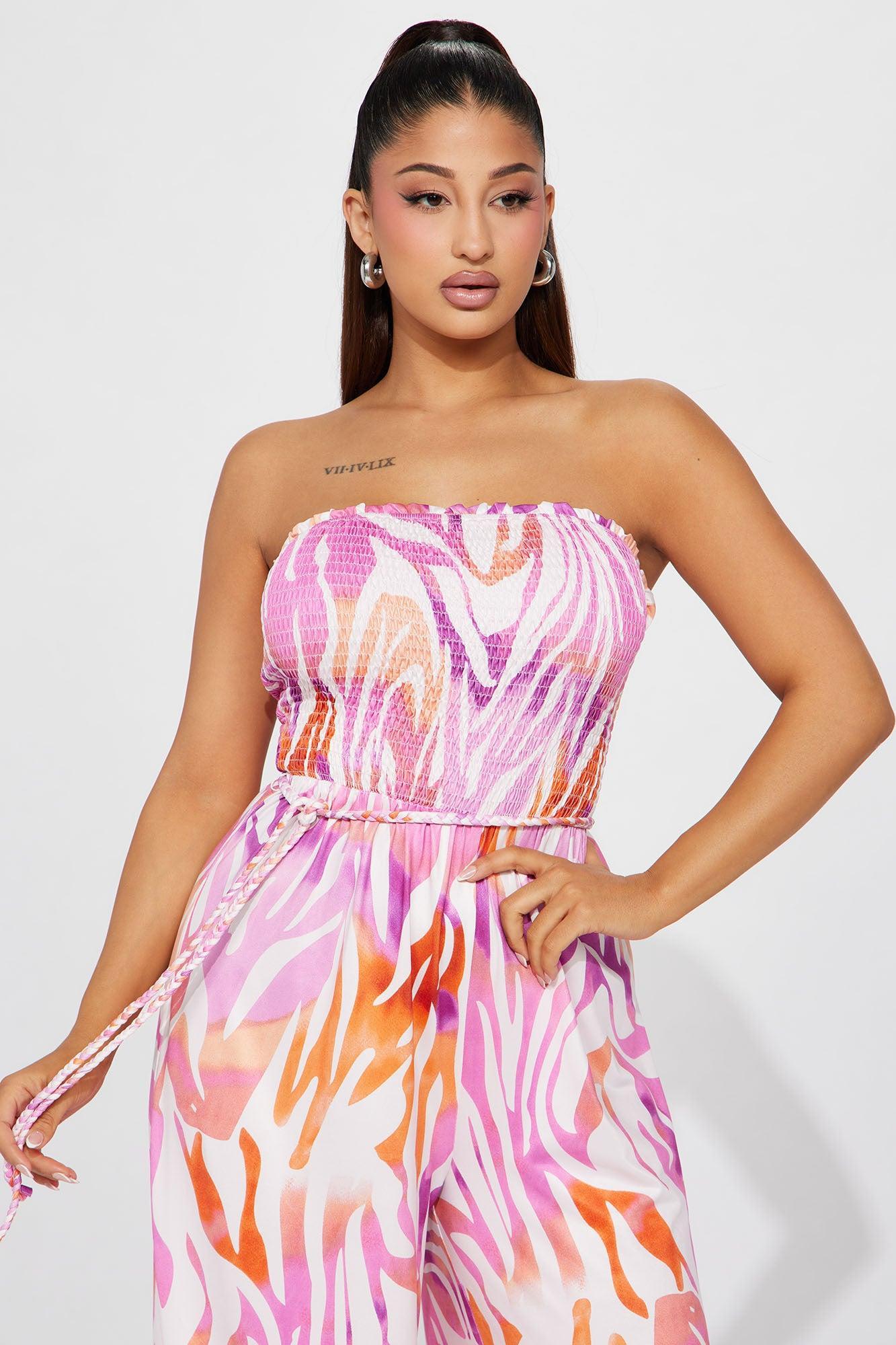 Wild Love Jumpsuit - Pink/combo Product Image