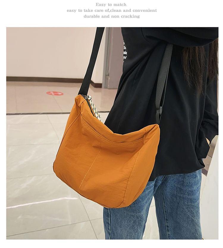 Plain Nylon Crossbody Bag Product Image