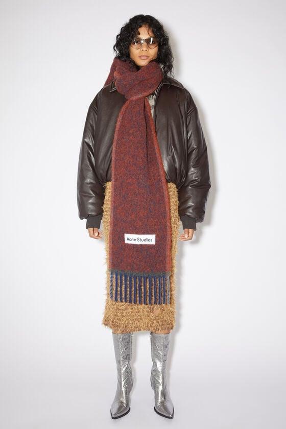 Wool mohair scarf - Narrow Product Image