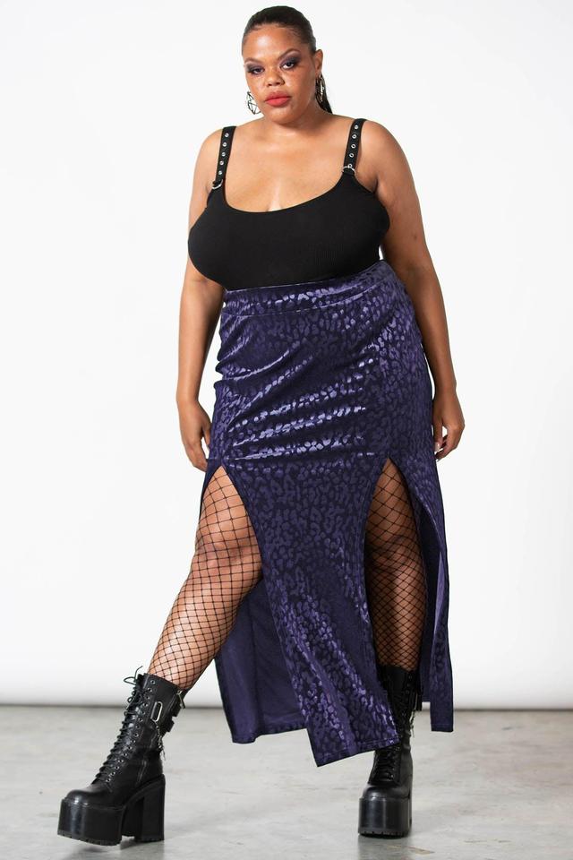 Nine Lives Skirt [PLUM] [PLUS] - Resurrect Female Product Image