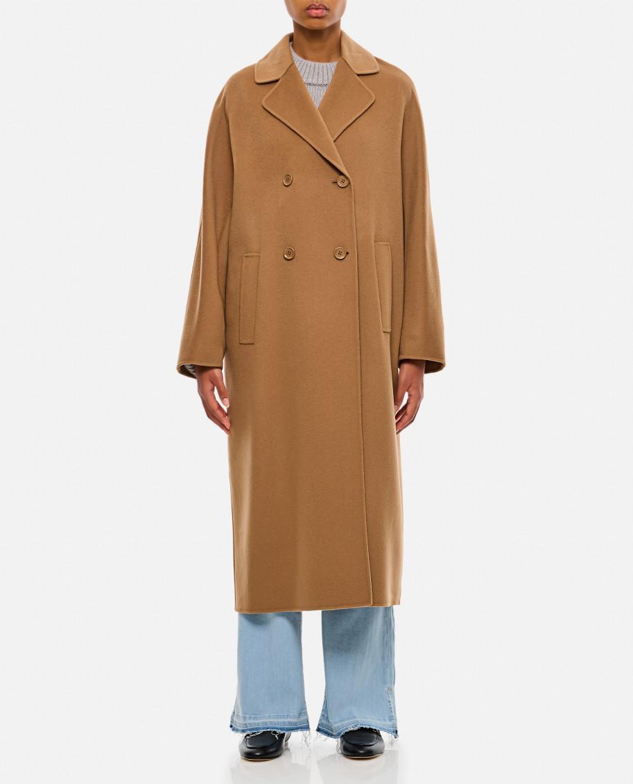 MAX MARA Virgin Wool Capi Coat In Brown Product Image