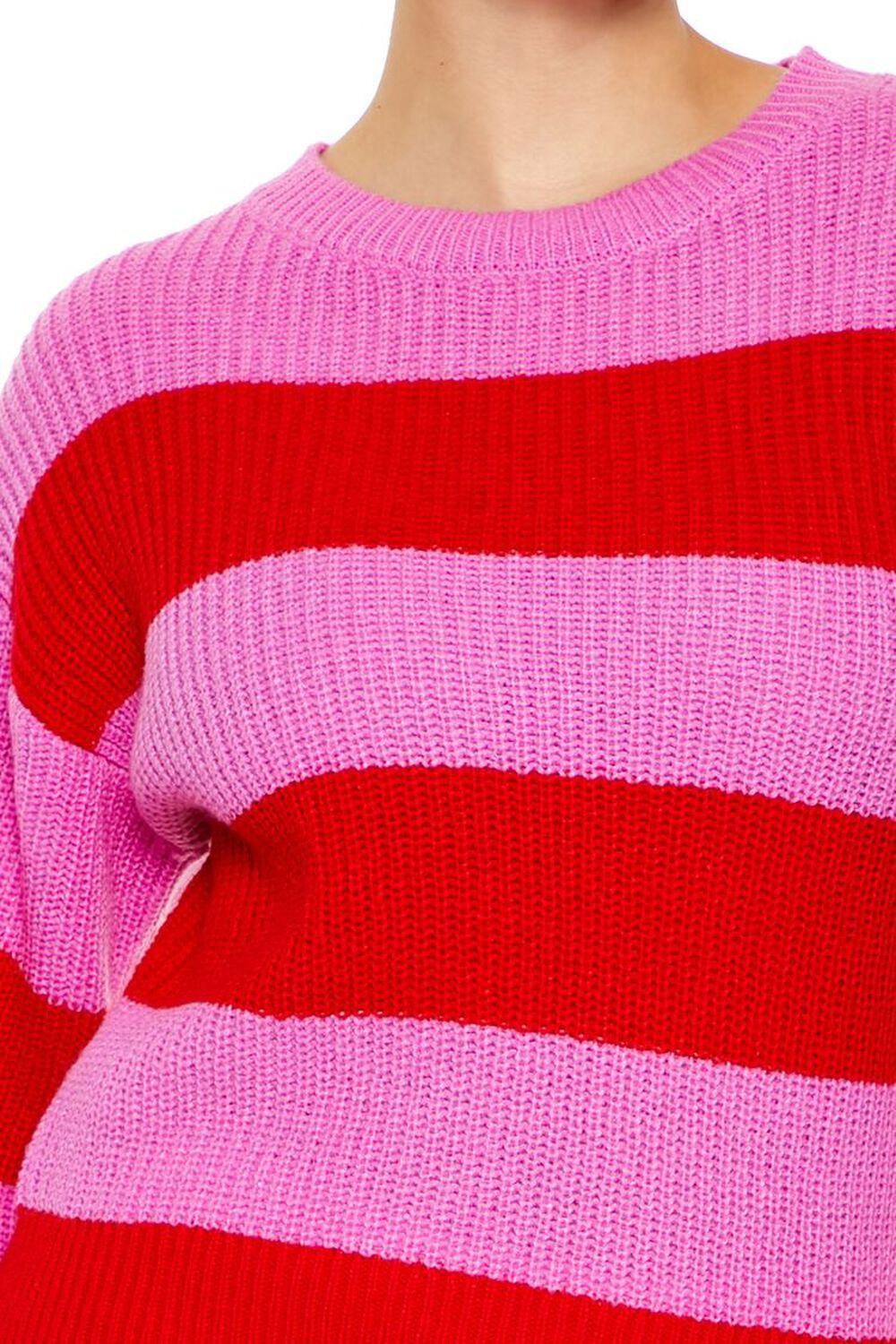 Striped Drop-Sleeve Sweater | Forever 21 Product Image