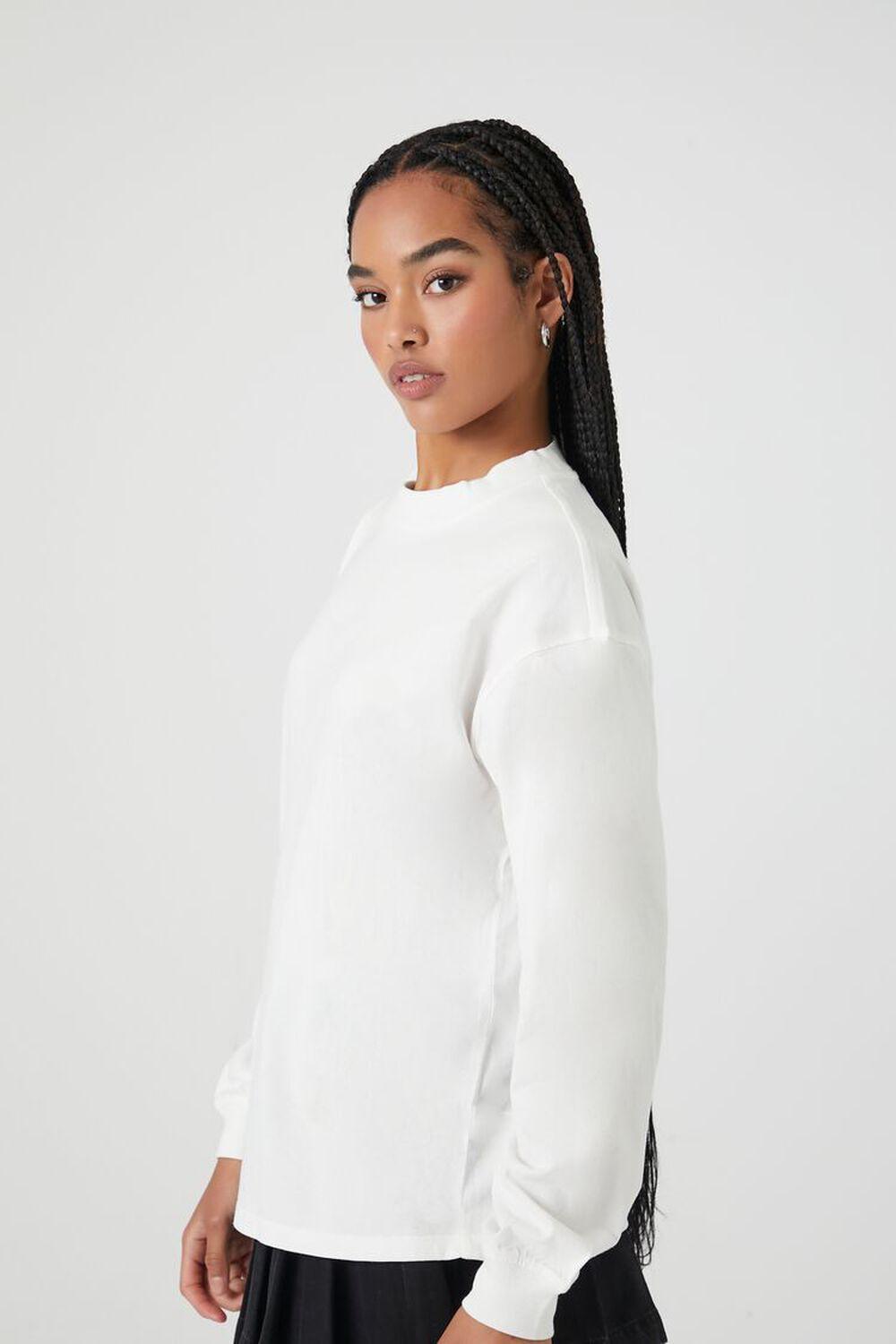 Oversized Long-Sleeve Tee | Forever 21 Product Image