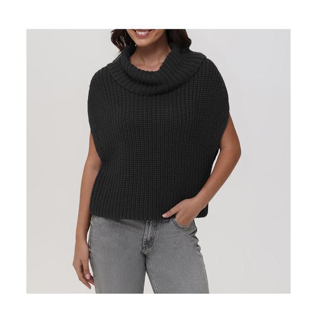 525 Womens Cate Sleeveless Turtleneck Sweater Product Image