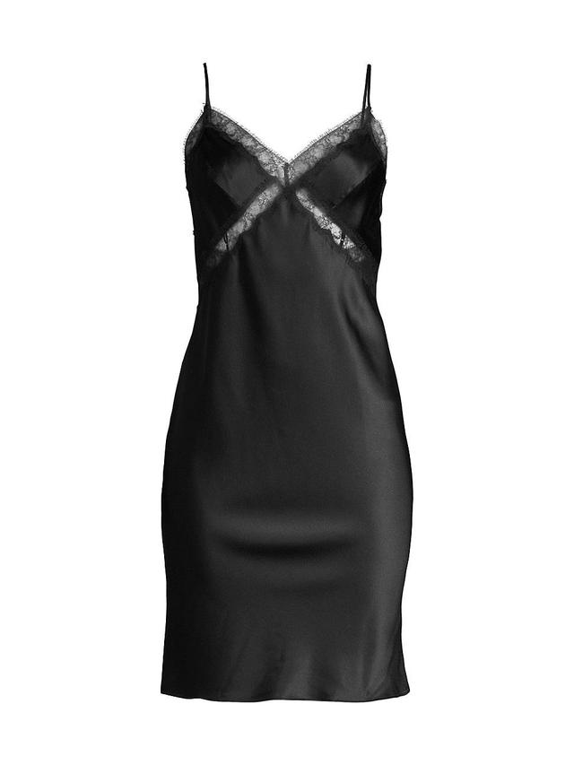 Womens Lace Inset Slip Dress Product Image