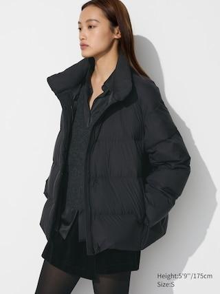 Womens Powder Soft Down Jacket Black 2XS UNIQLO US Product Image