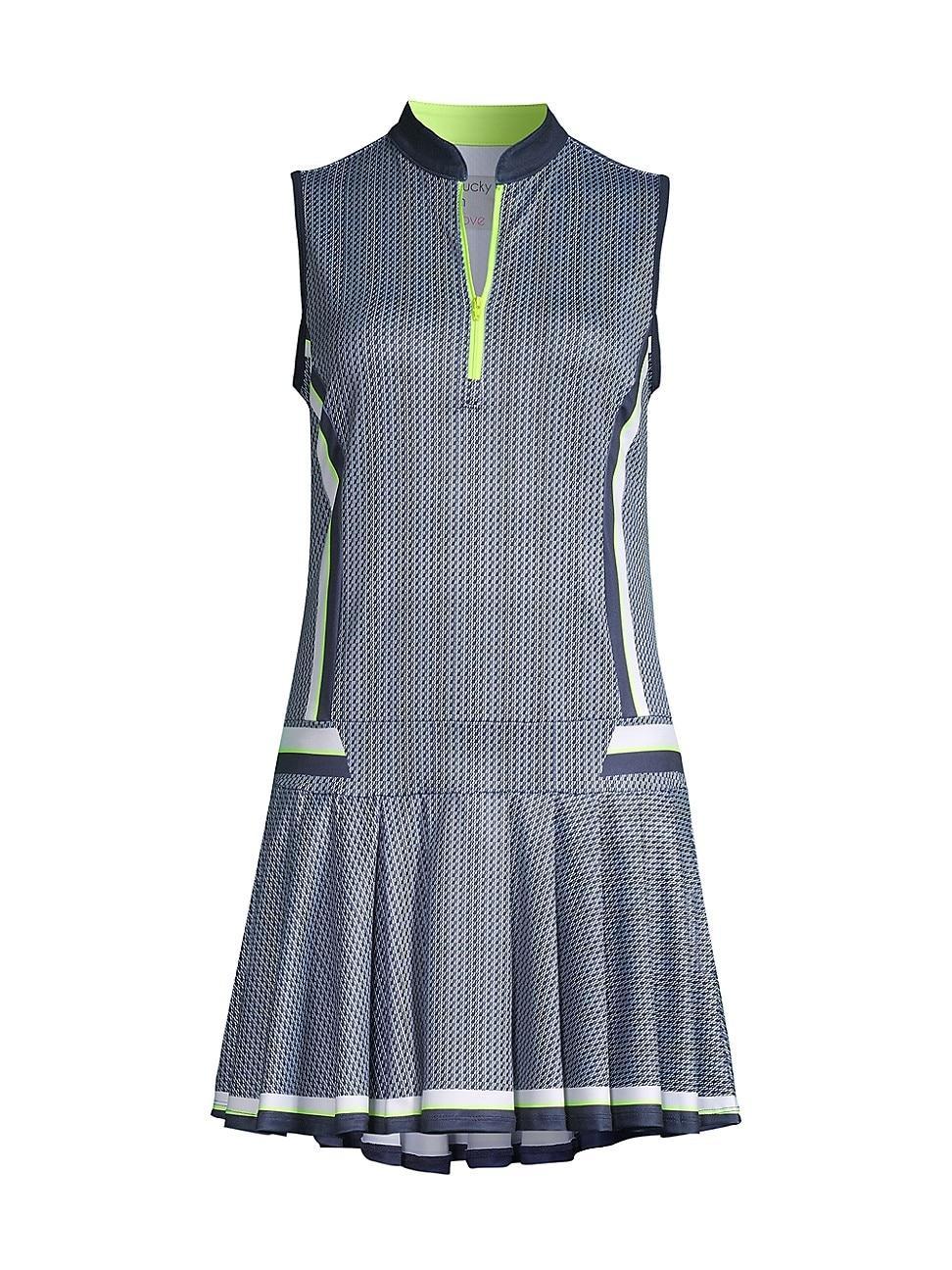 Womens Core Fast Paced Printed Jersey Golf Dress Product Image