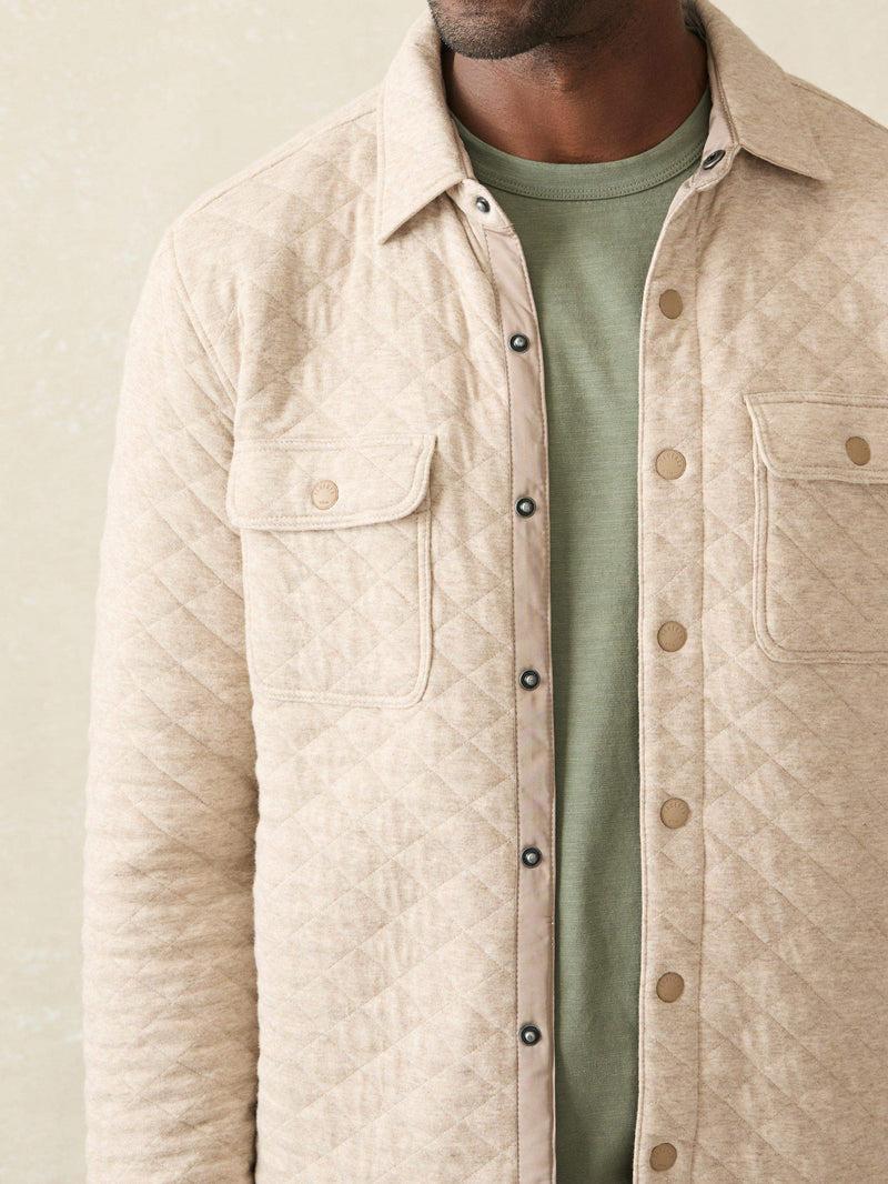 Epic Quilted Fleece CPO - Oatmeal Melange Product Image