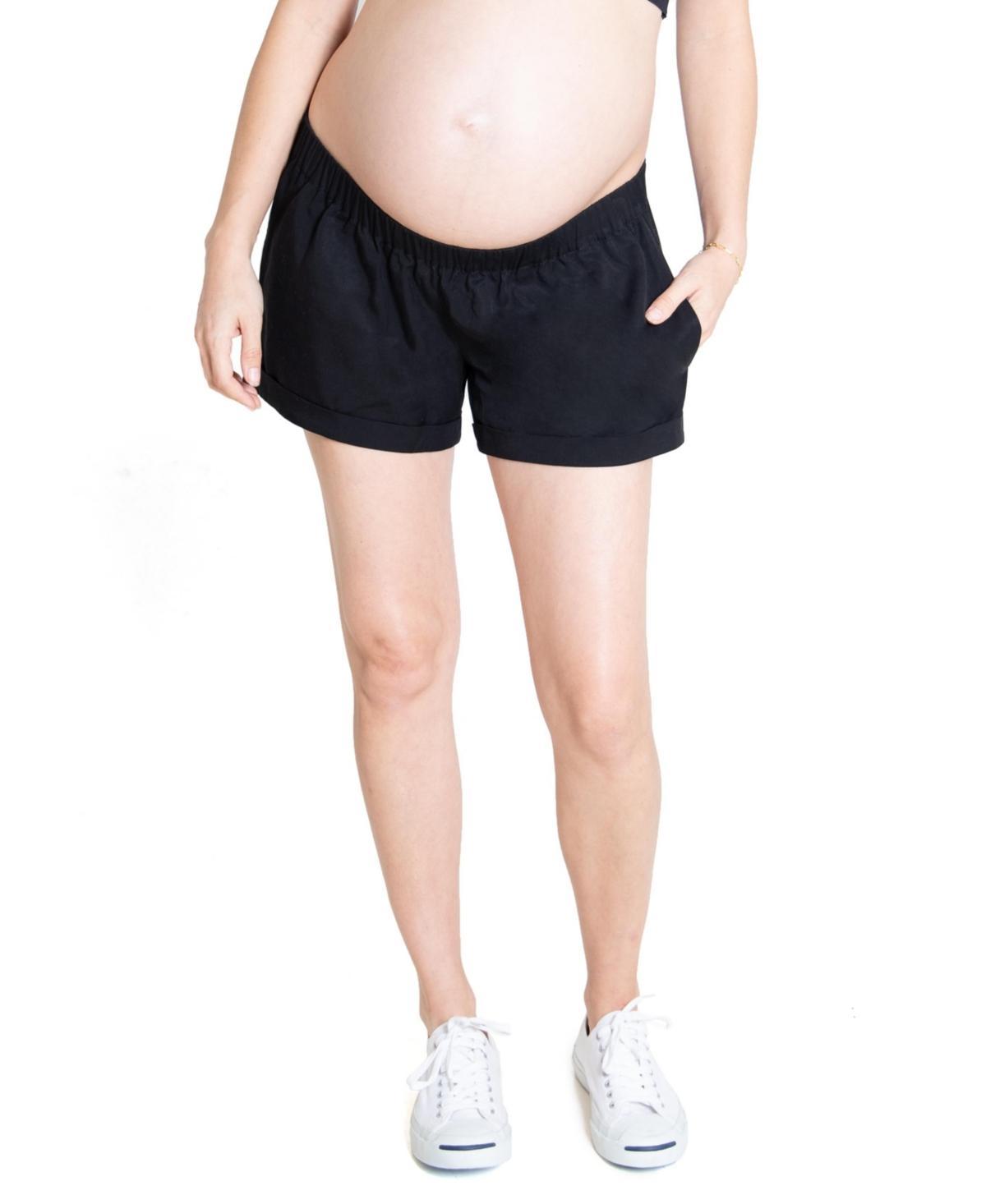 Ingrid & Isabel Elastic Waist Maternity Shorts Product Image