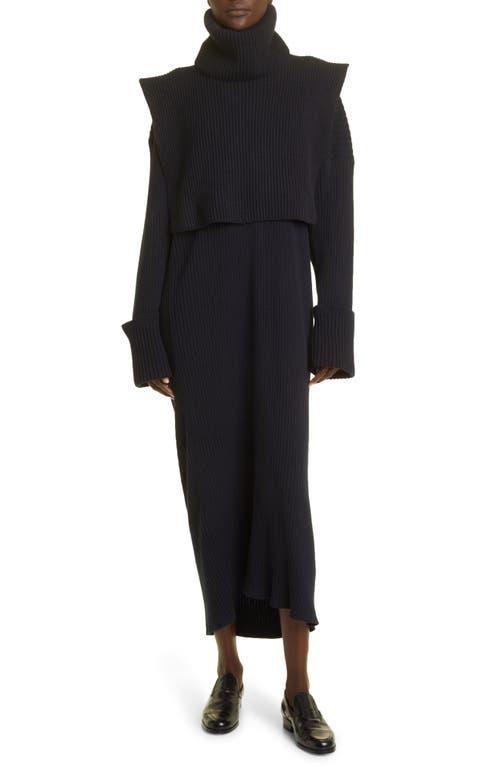 Womens Elodie Rib-Knit Cotton Maxi Sweaterdress Product Image