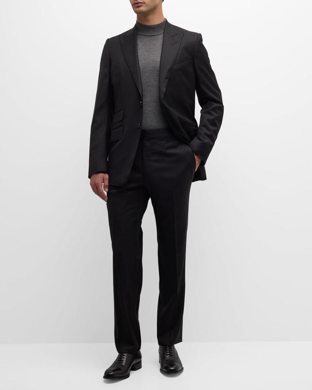 Mens Wool-Silk Master Twill Suit Product Image