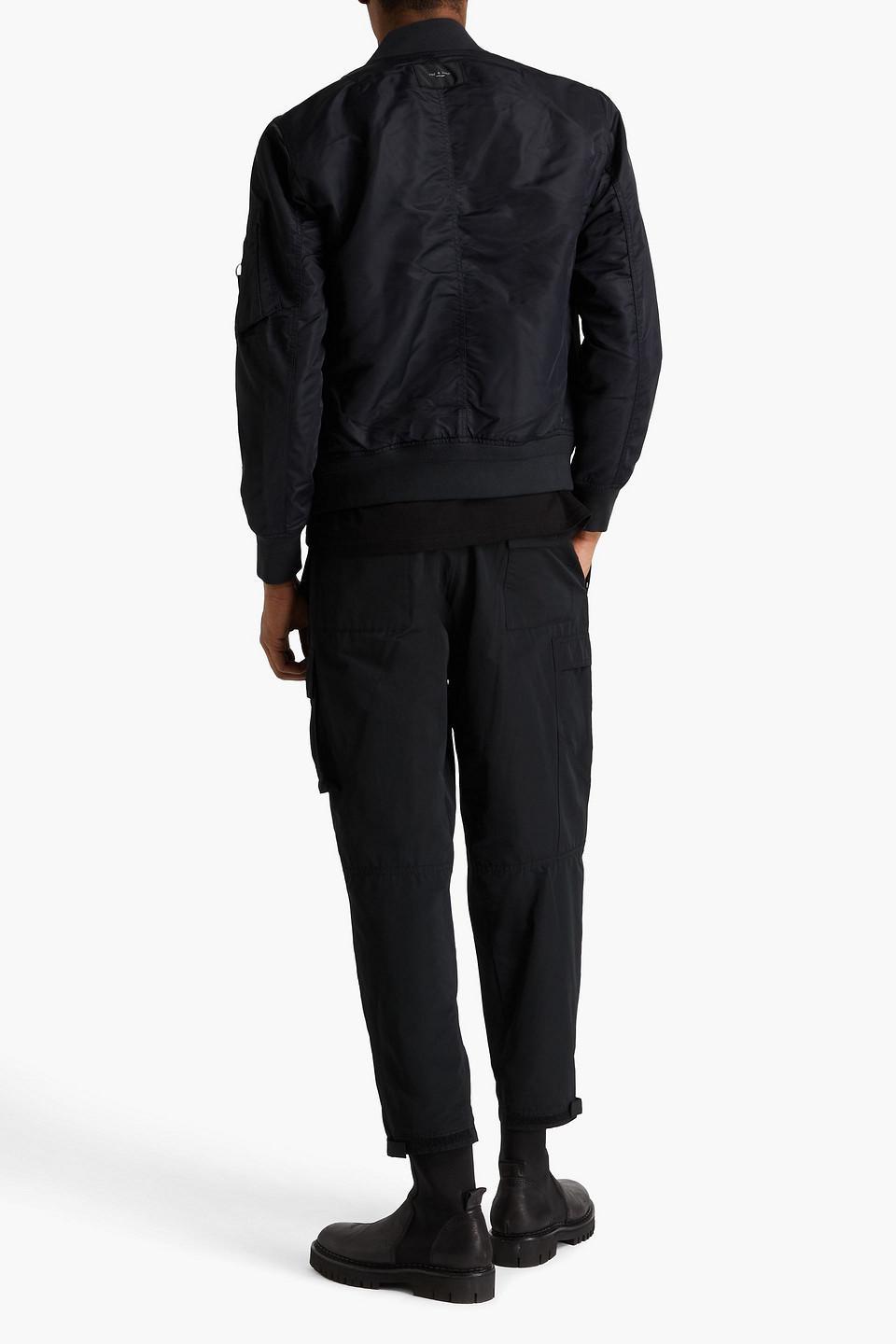 Archetype Shell Bomber Jacket In Black Product Image