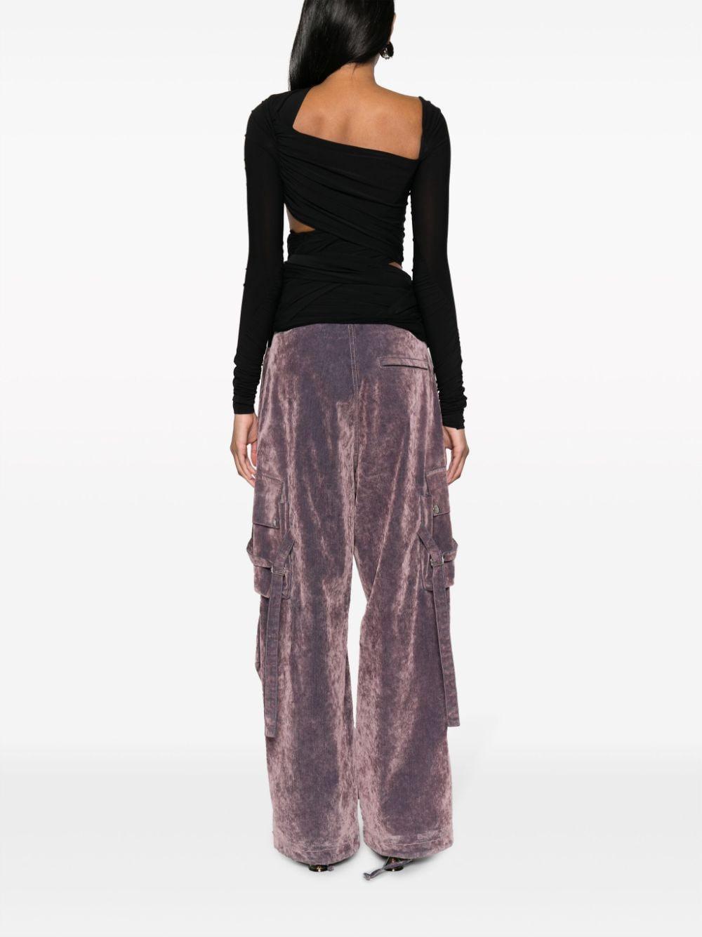 cut-out draped top Product Image