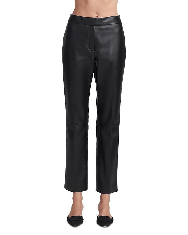 Altuzarra Todd Leather Straight Leg Pants Product Image