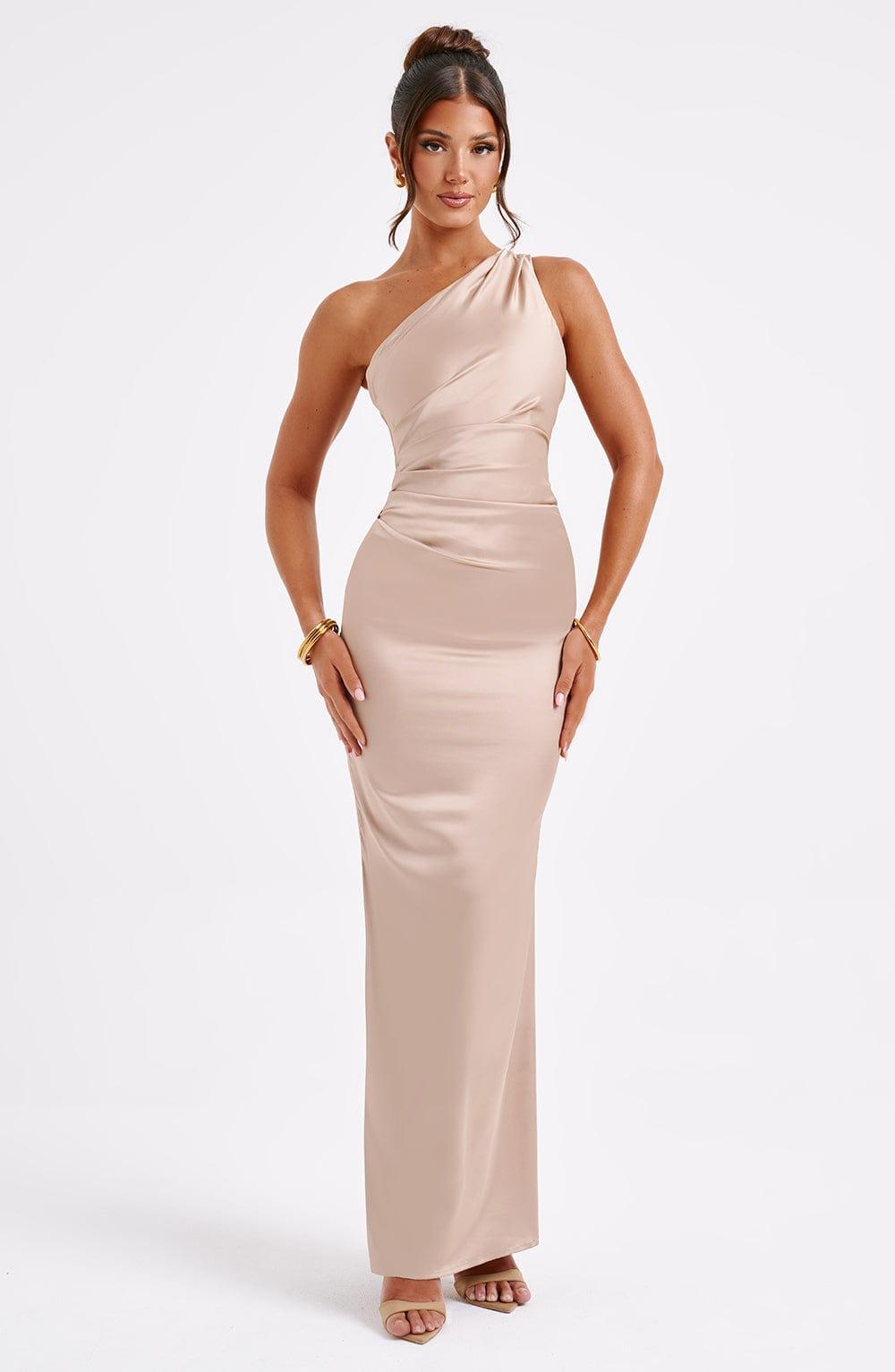 Arizona Maxi Dress - Champagne Product Image