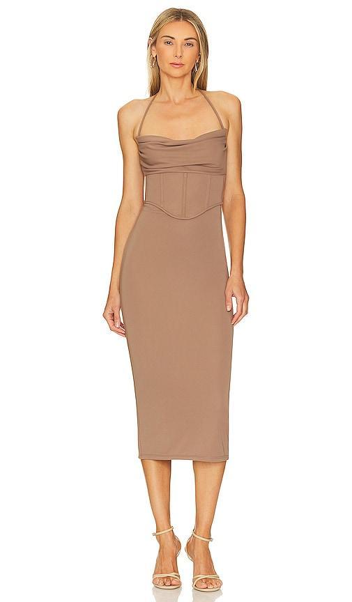 Thalia Corset Midi Dress Product Image